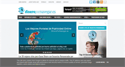Desktop Screenshot of dineropornavegar.es