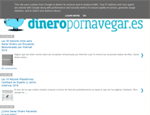 Tablet Screenshot of dineropornavegar.es
